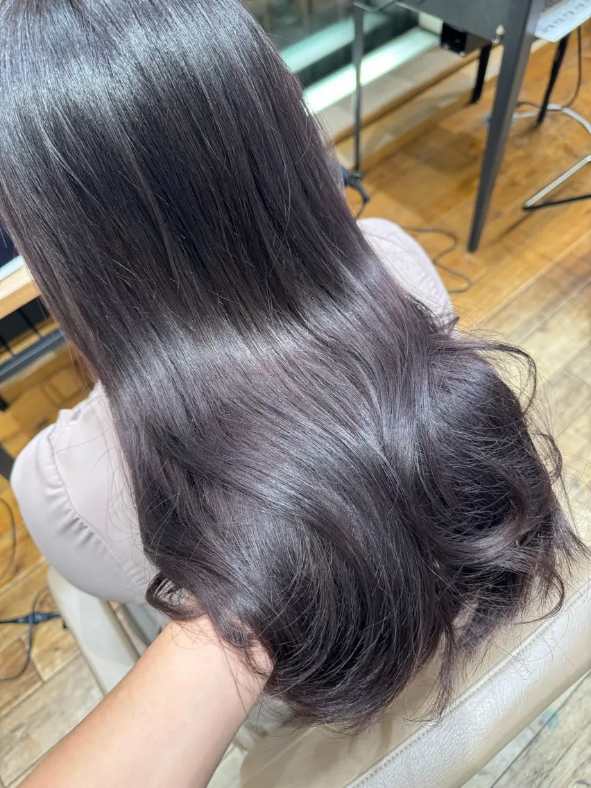 ロング 銀座/レイヤー 顔周りカット溝手優太のヘアスタイル