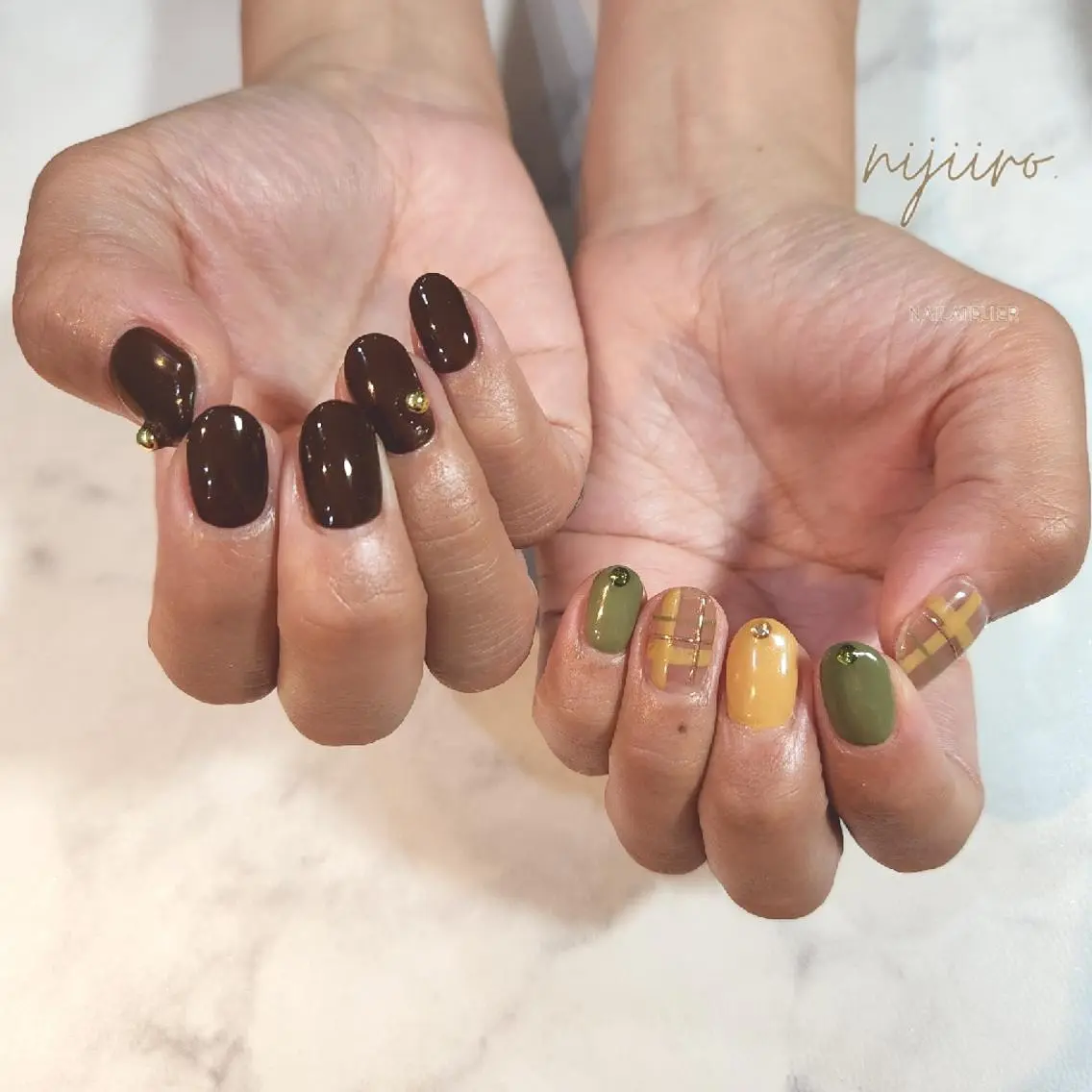 ネイル ハンドネイル nijiiro🌈 サトウのネイルデザイン