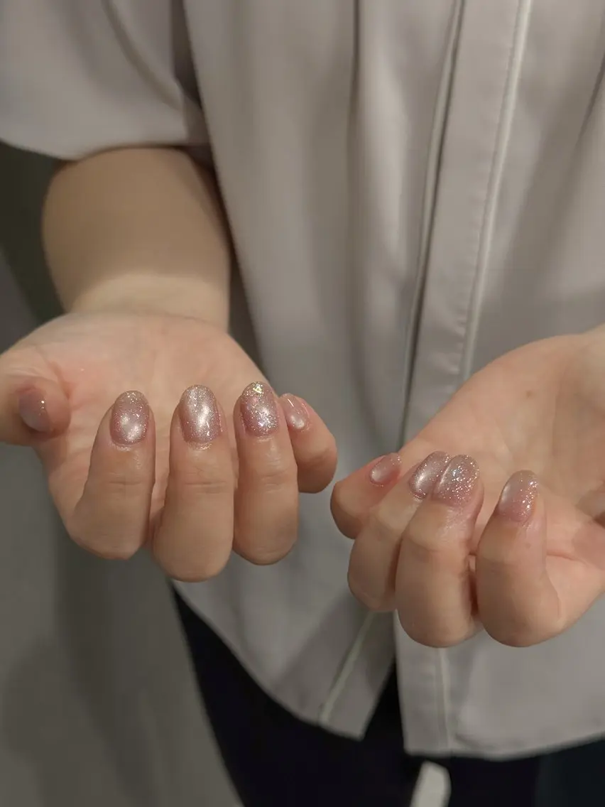 ネイル ラメ(グリッター) ハンドネイル RKM  nail KUMIのネイルデザイン