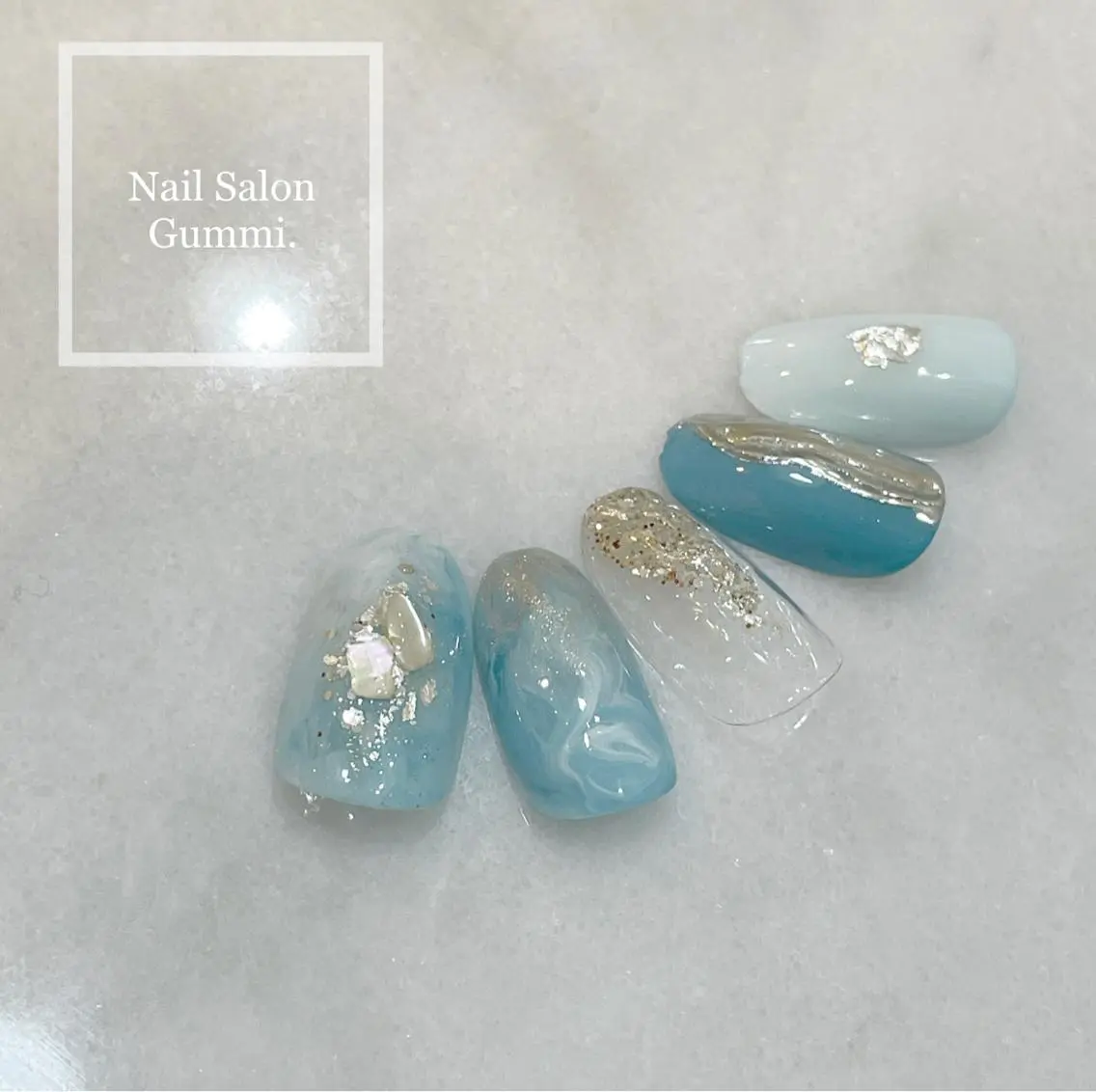 ネイル キラキラネイル 韓国ネイル ラメ(グリッター) ミラーネイル ニュアンスネイル Nail Salon Gummi.のネイルデザイン