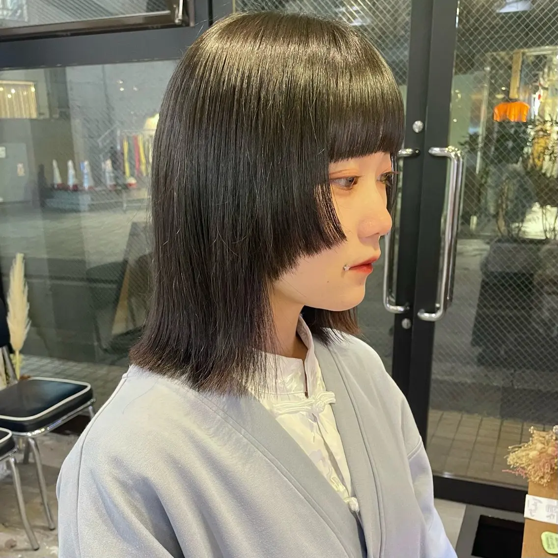 ミディアム カット トリートメント 🌿レイヤーボブ/パ ーマ🌿 木梨健太のヘアスタイル