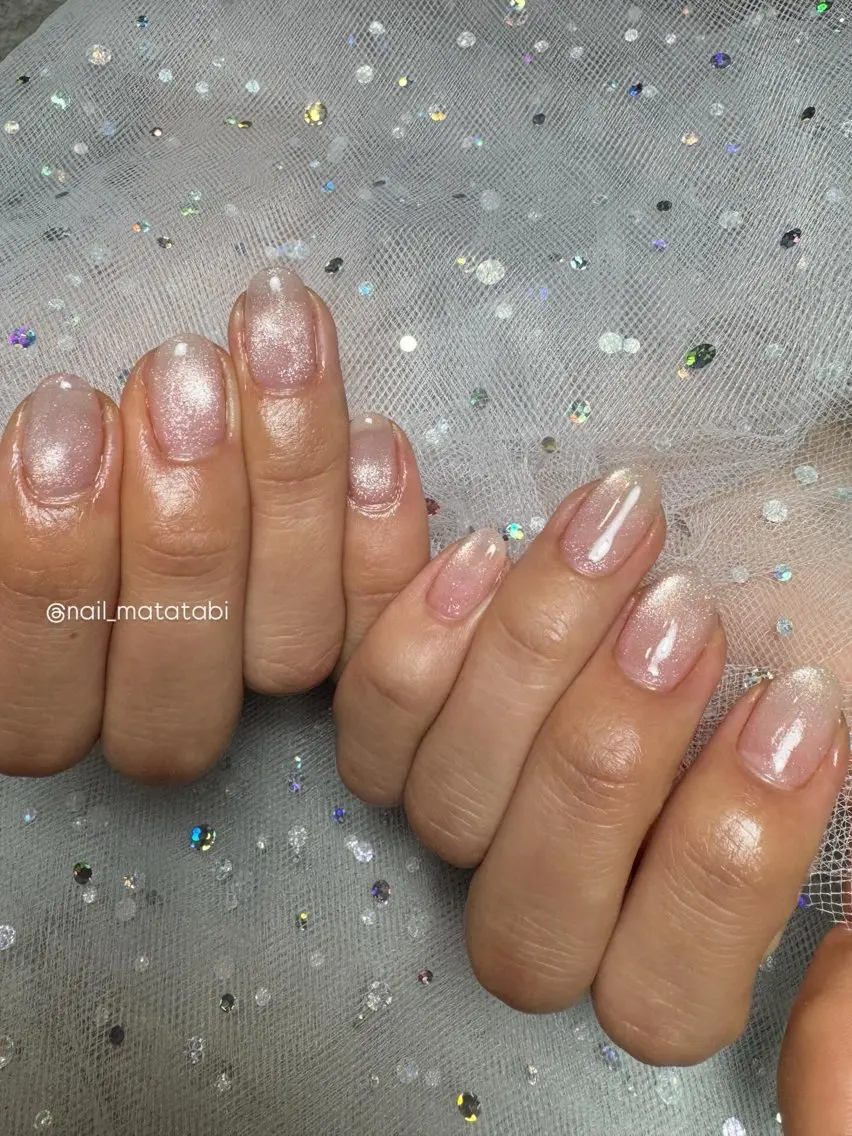 ネイル ピンク ハンドネイル MATATABI. kumiのネイルデザイン