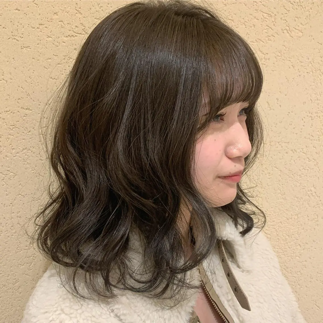 セミロング カラー グレージュ 𝒢𝒾𝓇𝓁𝓎 ⑅ 𝓎𝓊𝓀𝒶のヘアスタイル
