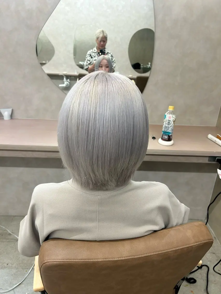 カラー カットカラー 千夏のヘアスタイル