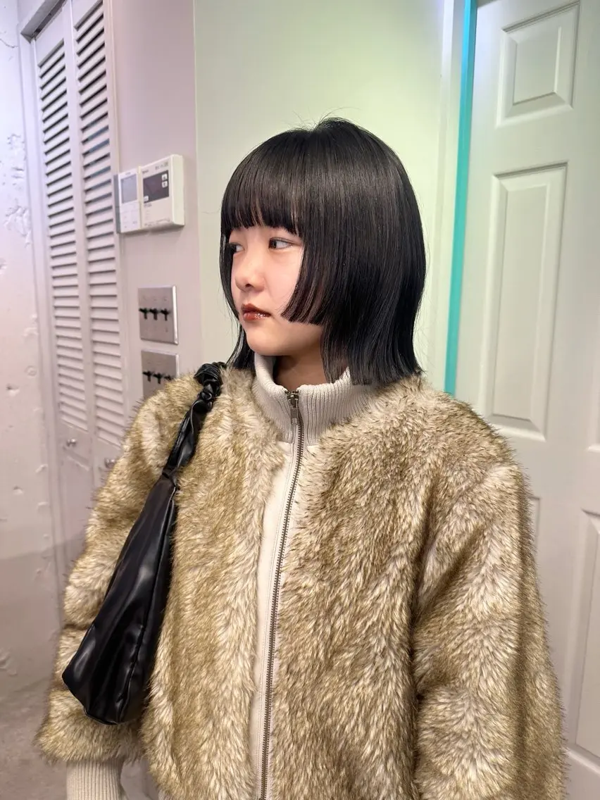 ショート ハッシュカット🎀 レイヤーカットのヘアスタイル