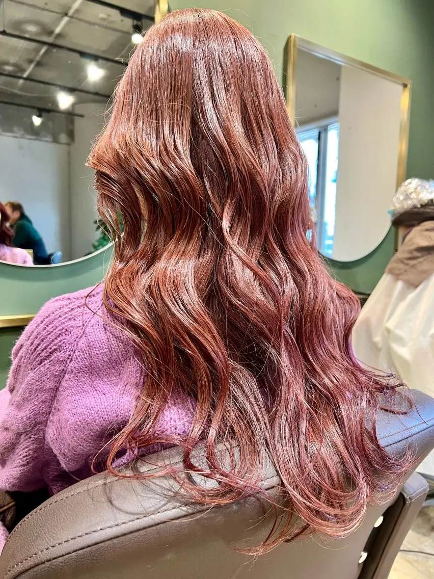 ロング カラー ヘアカラー トリートメント ヘッドスパ カラースペシャリスト しょう🧑🏼‍🎨のヘアスタイル