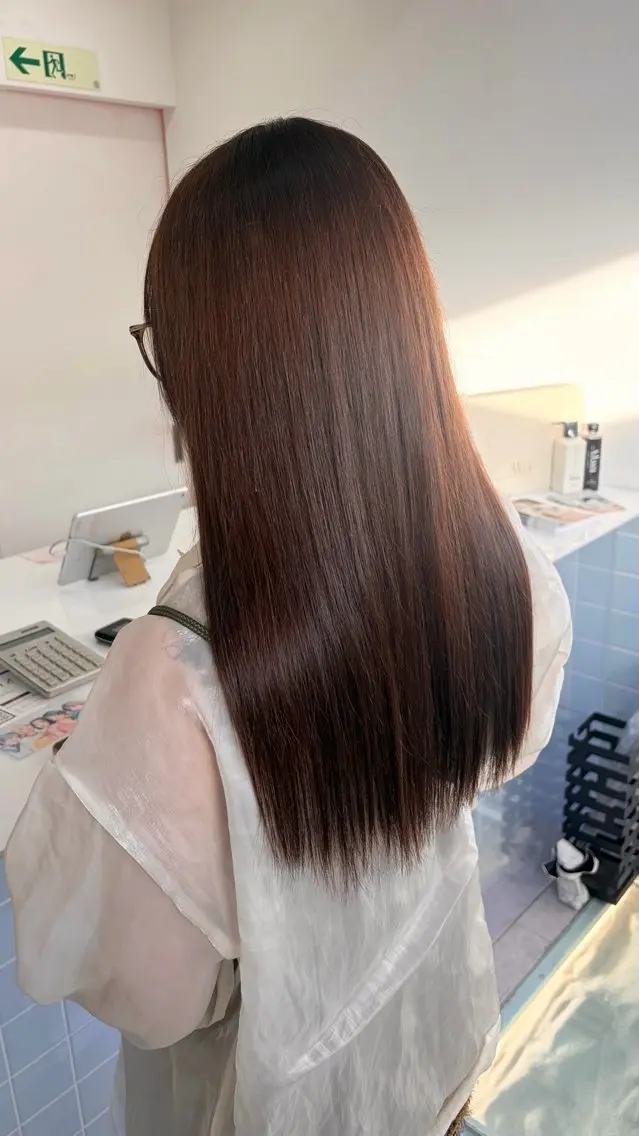 ロング カラー ブラウンカラー ヘアカラー レイン🌏🍀 透明感/ハイトーンのヘアスタイル