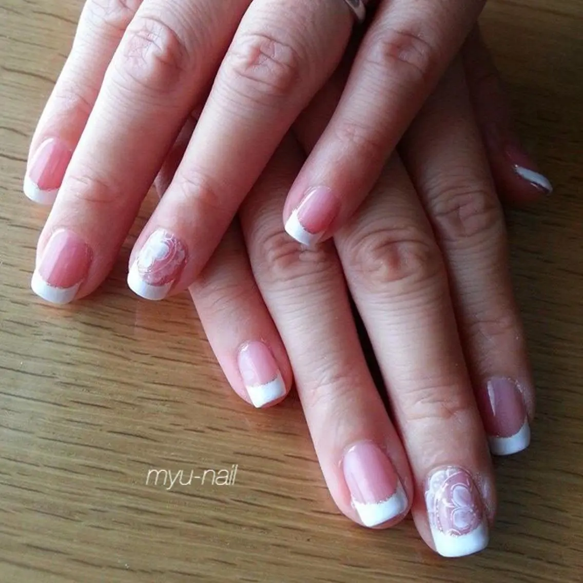 ネイル アートネイル シンプルネイル ホームサロン myu-nailのネイルデザイン