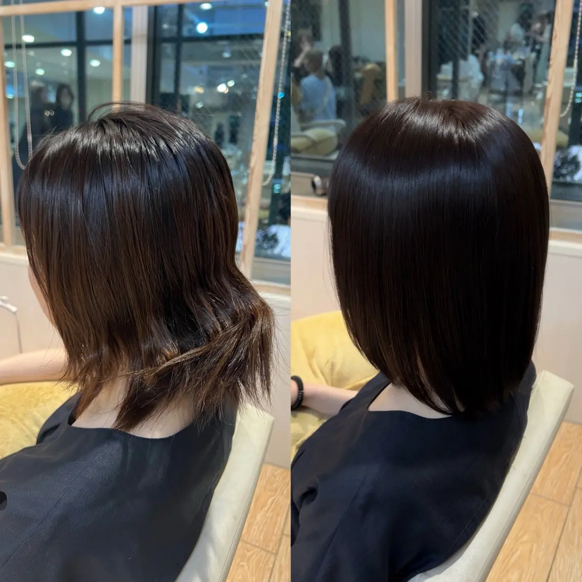 ミディアム カラー ブリーチなし艶カラー 🤍mikuのヘアスタイル