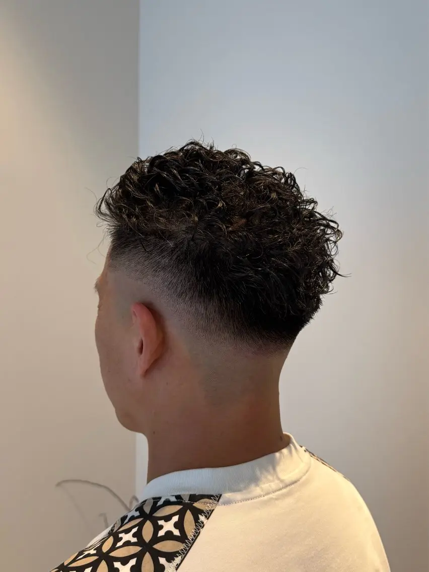 ショート カット パーマ 福永 縁のヘアスタイル