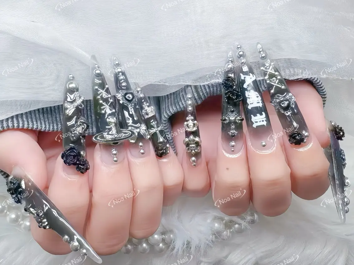 ロング ハンドネイル Noa Nail みつきのネイルデザイン
