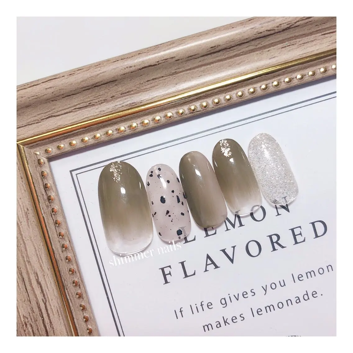 ネイル フットネイル shimmer nailsのネイルデザイン