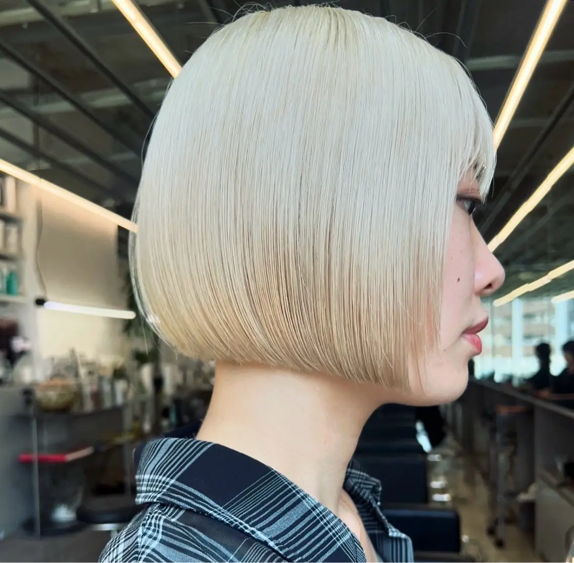 ショート カラー カット ヘアカラー ハッシュカット カシマハヤトのヘアスタイル