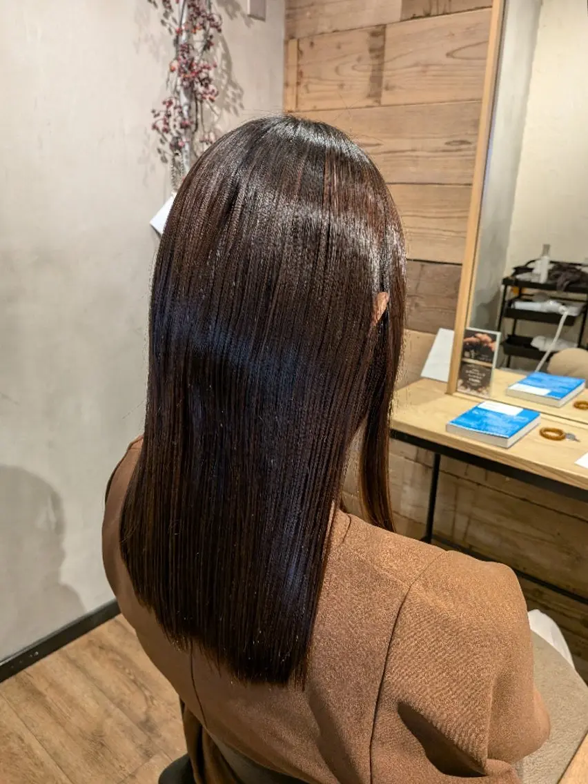 ロング トリートメント カット ヘアカラー トリートメント 土屋 夕貴のヘアスタイル