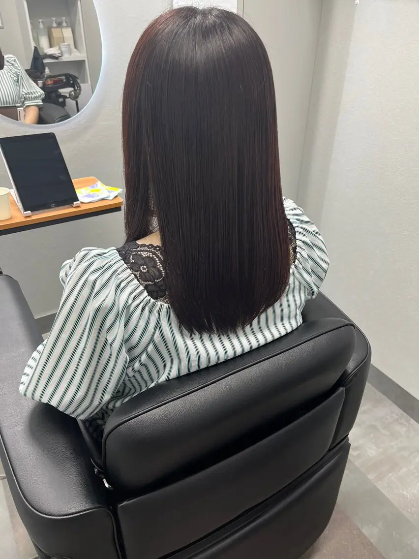 ミディアム トリートメント 酸熱トリートメント カット ヘアカラー トリートメント 🐾 atsuyaのヘアスタイル
