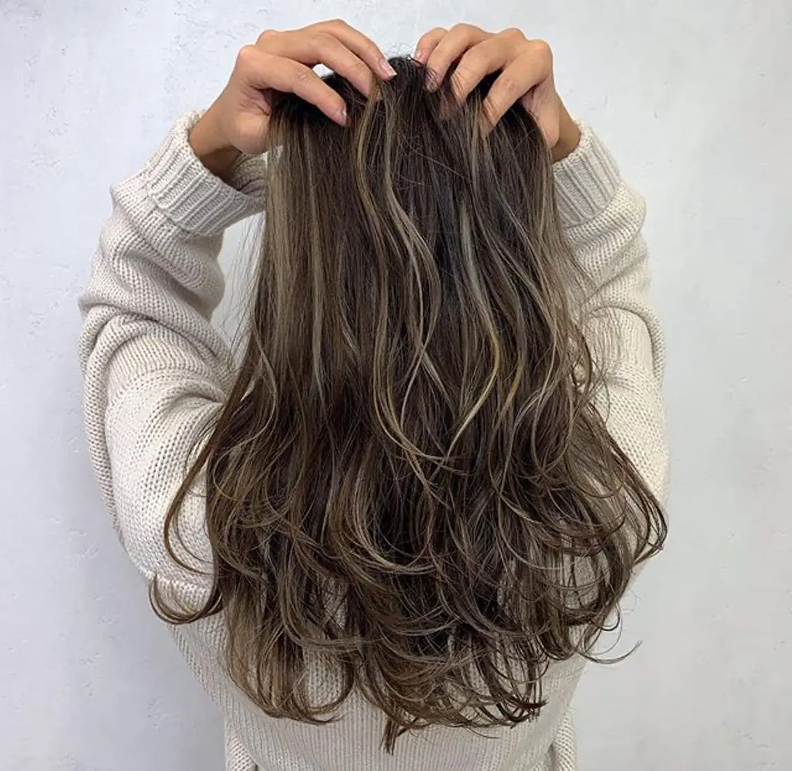 セミロング カラー ヘアアレンジ 横浜縮毛矯正 ☆渋谷良太のヘアスタイル