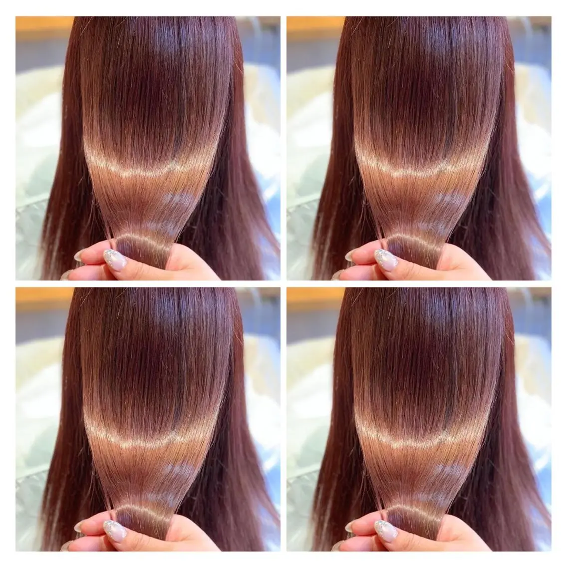 ロング カラー カット ヘアカラー トリートメント レイヤーカット×髪質 改善💎HARUKAのヘアスタイル