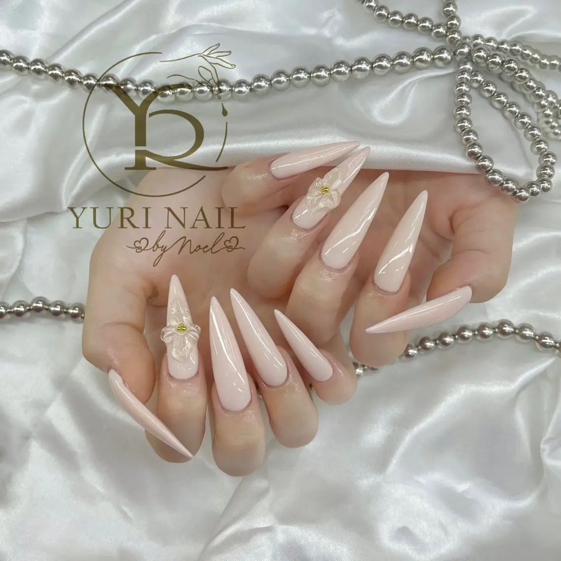 ネイル チークネイル フットネイル フレンチネイル グラデーション キラキラネイル ハンドネイル フットネイル ハンドケア YURI Nail Funabashiのネイルデザイン