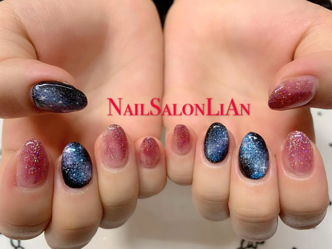ネイル 持ち込み ハンドネイル NailSalon LiAnのネイルデザイン