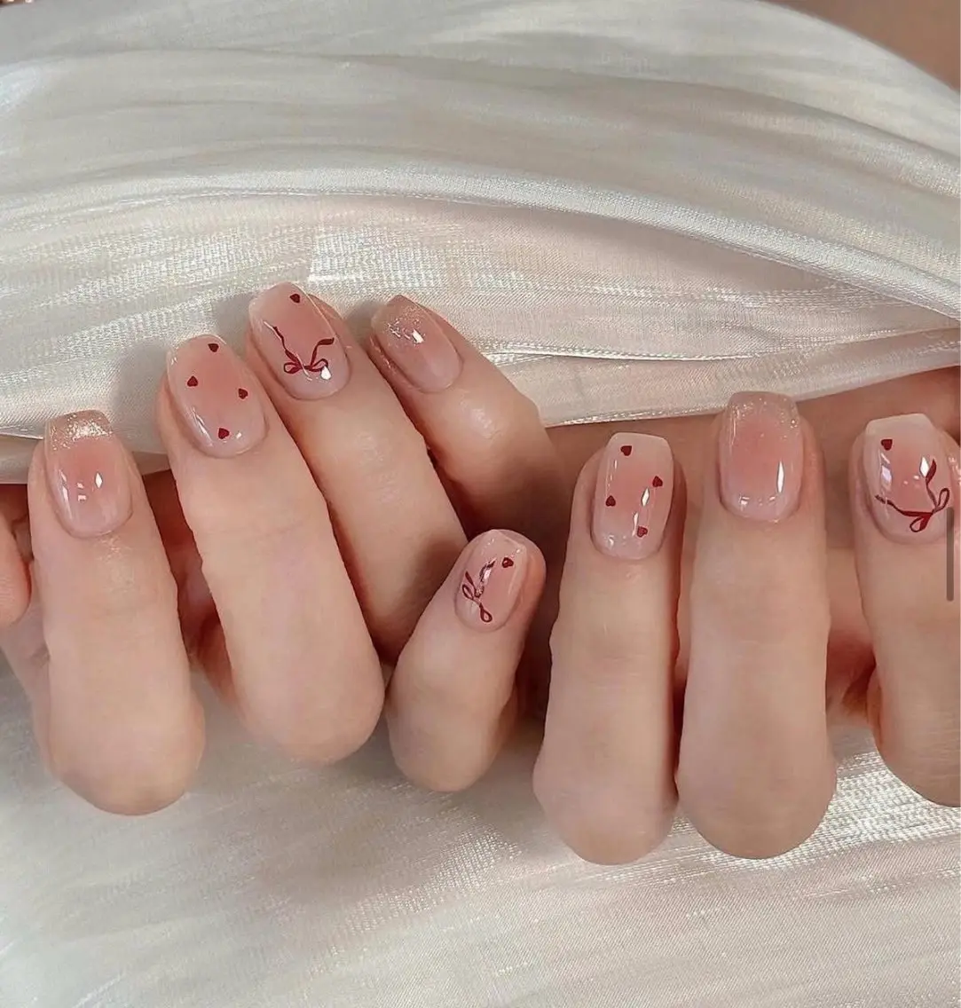 ネイル アートネイル 成人式 ジェルネイル ニュアンスネイル ネイルチップ Kora Nailのネイルデザイン