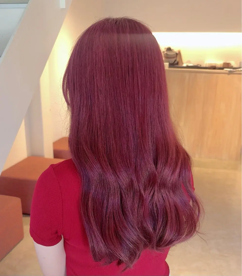 ロング カラー ブリーチ 透明感カラー ハイトーンカラー SASE/ 🍒nodoka🍒のヘアスタイル