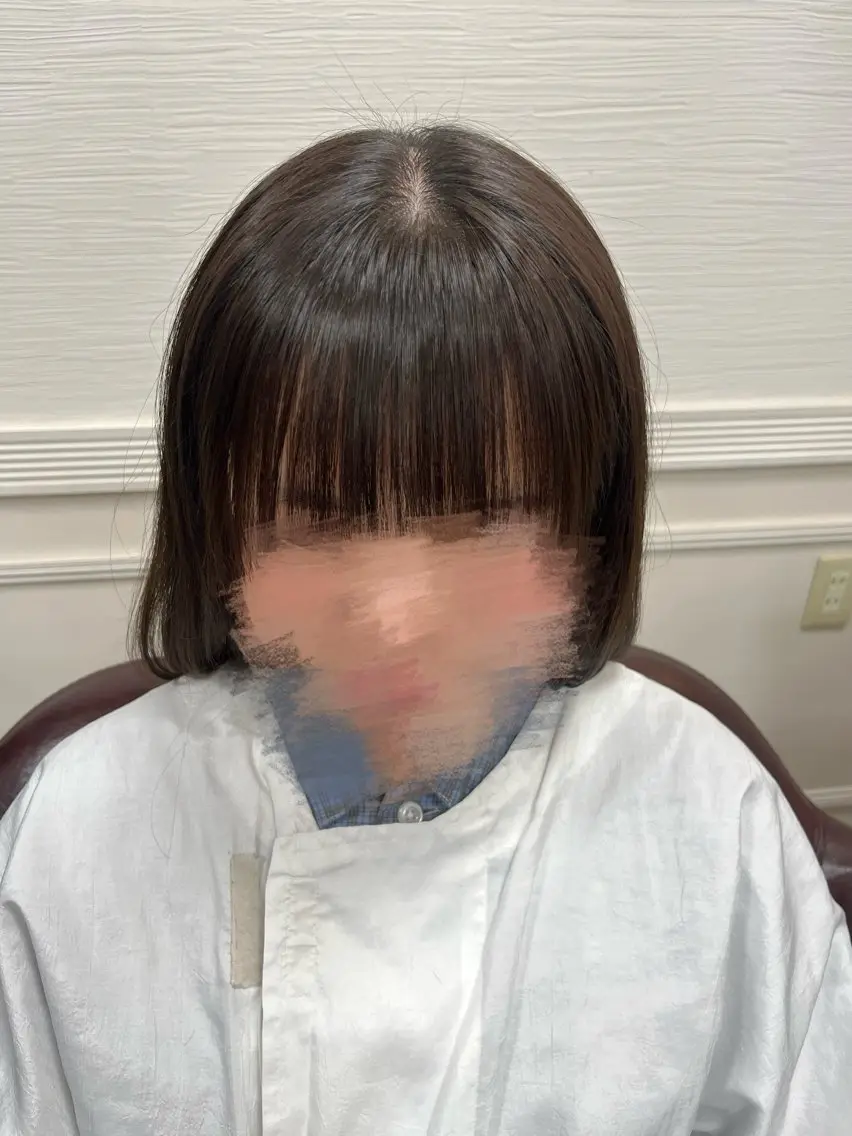 ロング パーマ 縮毛矯正 中村 由布紀のヘアスタイル