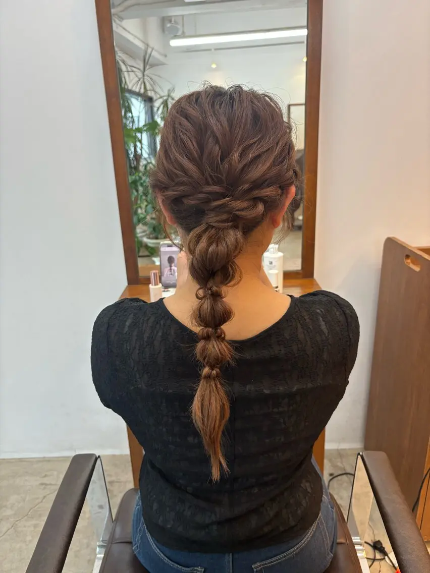 ヘアアレンジ ヘアセット みぞぐち じゅりのヘアスタイル