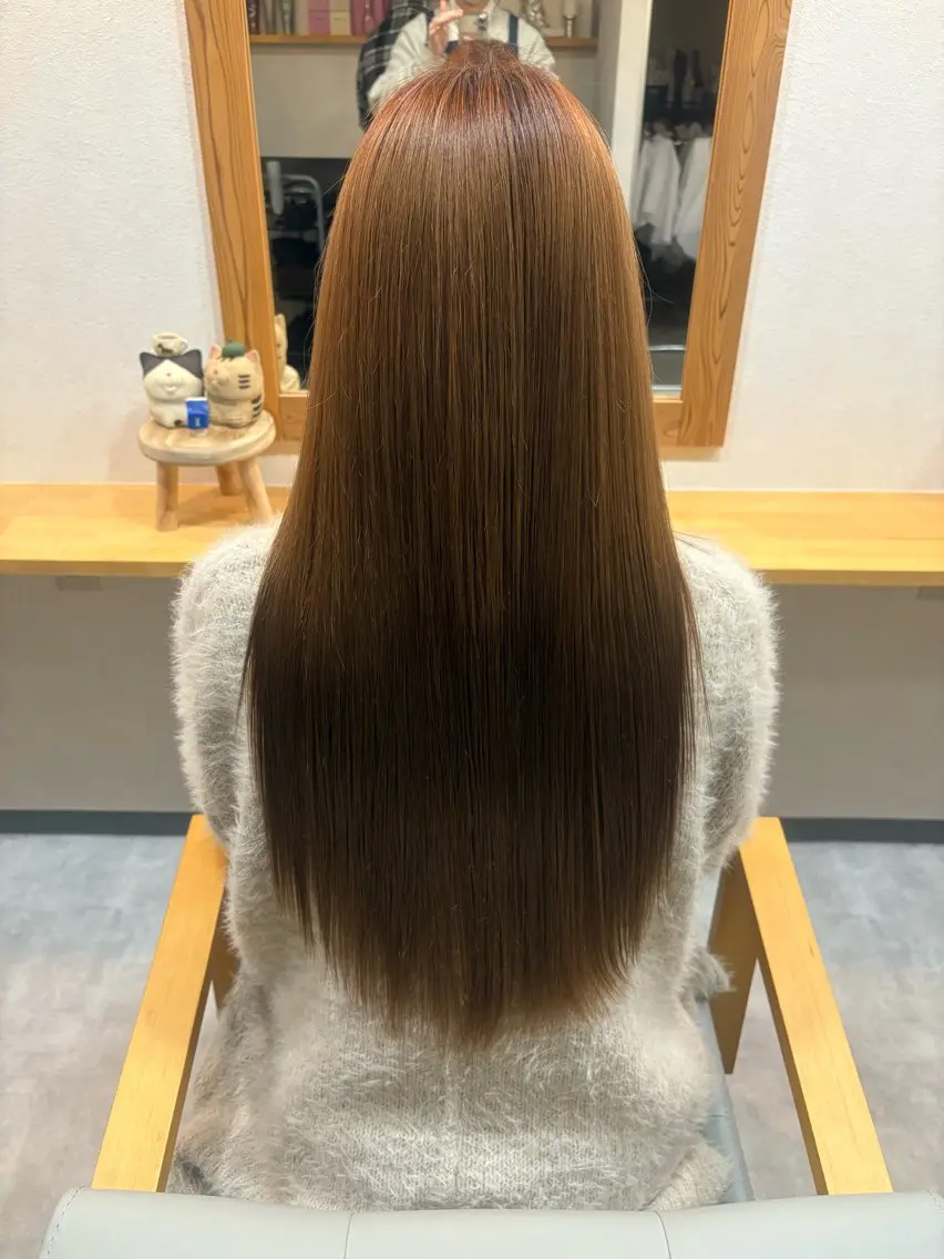 ワンカラー+保湿TR🪞🩷(ロング料金別)の写真