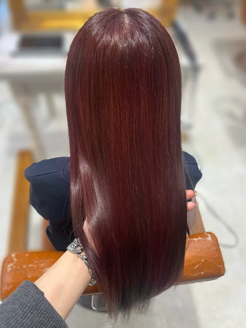 セミロング カラー ヘアカラー 縮毛矯正 トリートメント 伊藤 粹 /浦和/艶カラーのヘアスタイル