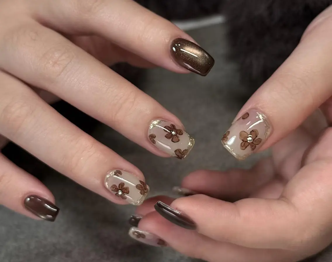 ネイル ハンドネイル ハンドケア 🍑 momo_nailのネイルデザイン