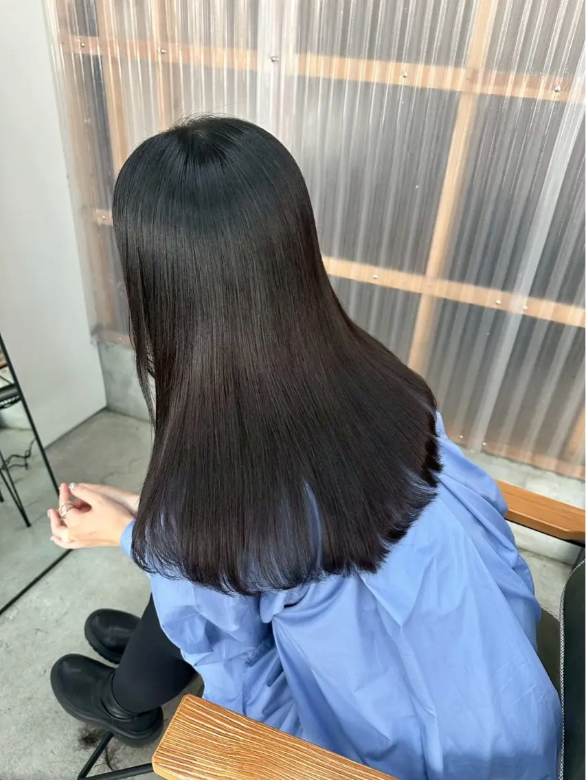 【当日予約可能⭕】ナチュラル縮毛矯正+TR ¥16500の写真