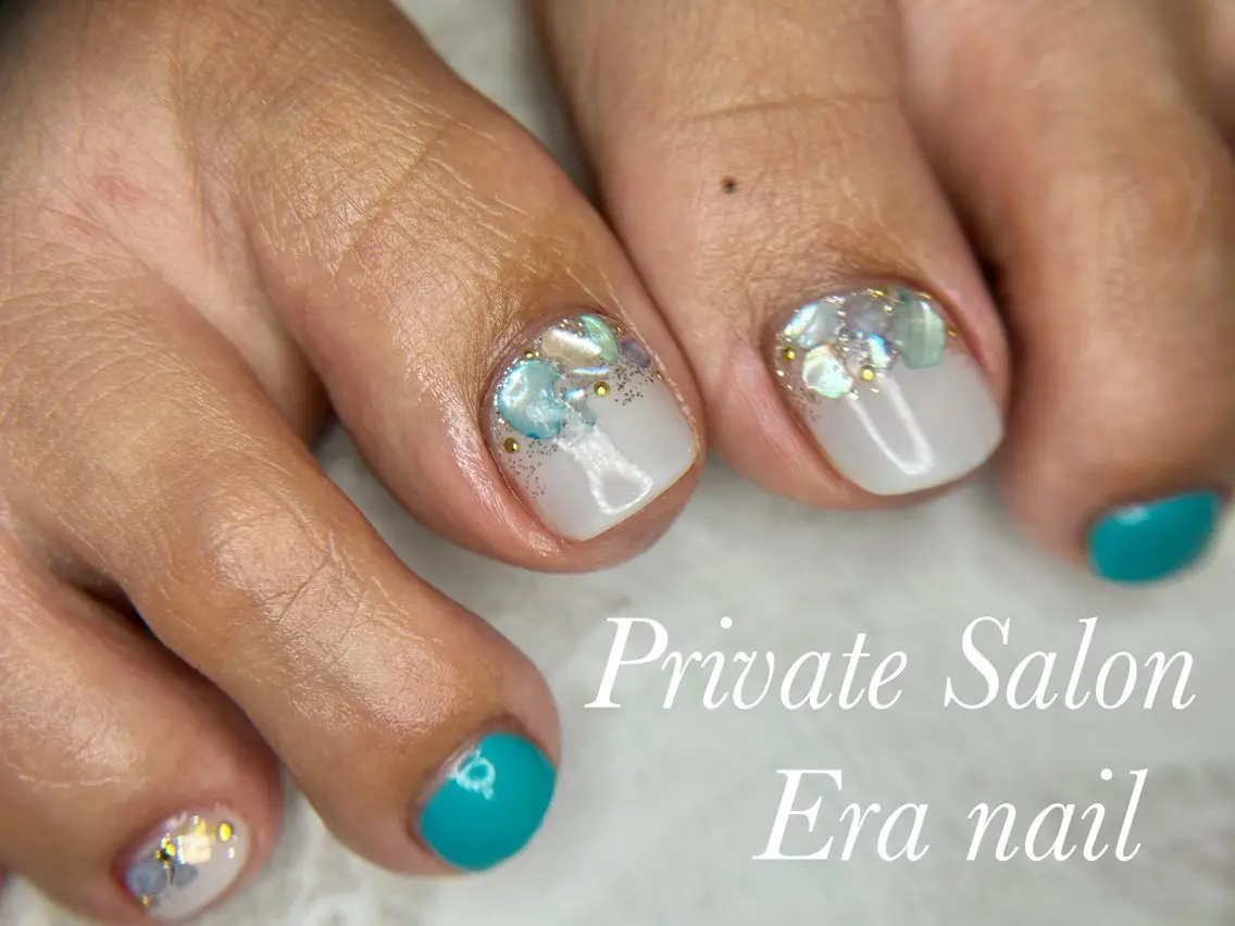 ネイル フットネイル フットネイル Era nailのネイルデザイン
