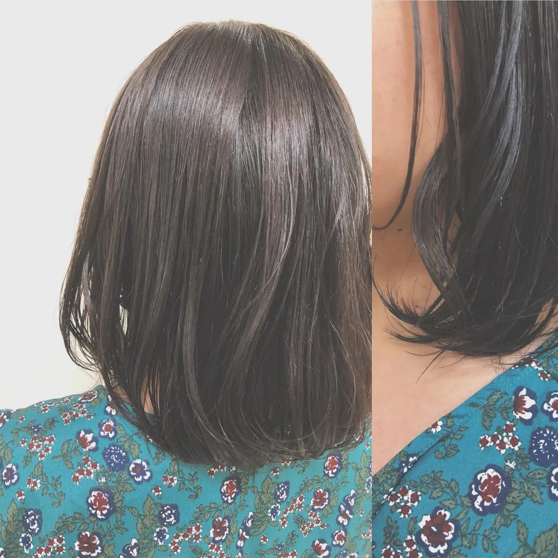 ミディアム カラー パーマ cyan SANAMIのヘアスタイル