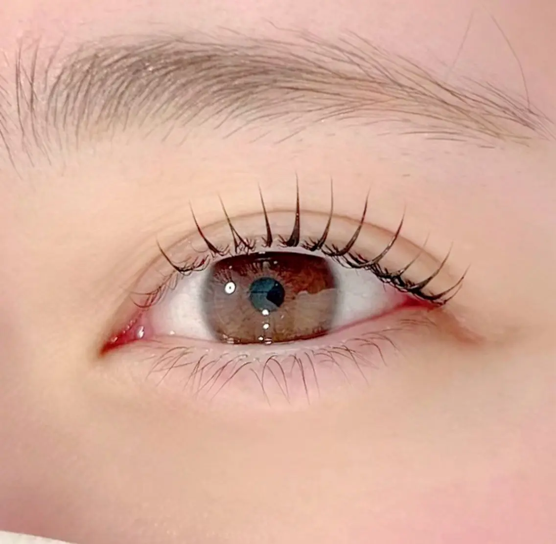 マツエク・マツパ バインドロック フラットラッシュ ナチュラル パリジェンヌラッシュリフト まつげパーマ Marine eyeの眉毛・アイブロウイメージ