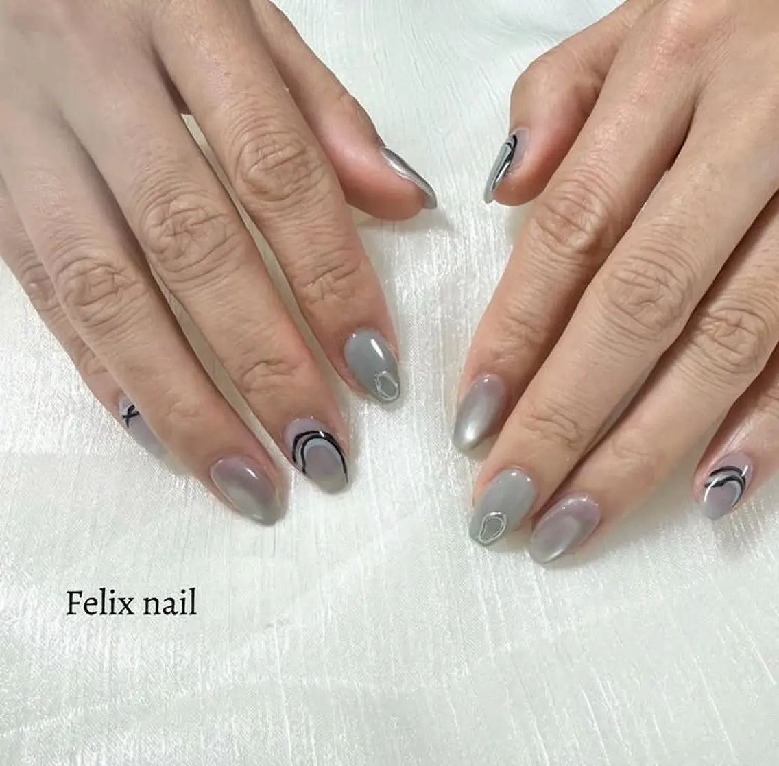 ネイル ハンドネイル Felix nail Aya🍬のネイルデザイン