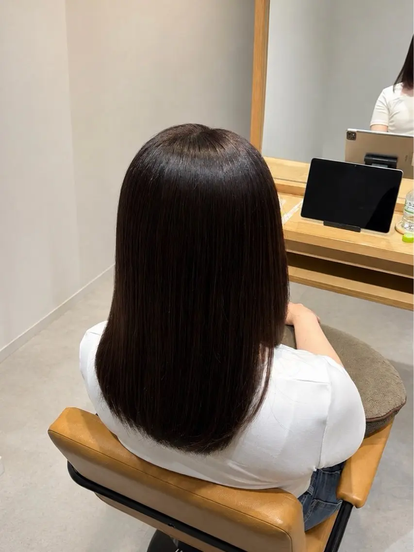 セミロング カラー トリートメント ヘアカラー CLAPS🫧 nanoka🐈‍⬛のヘアスタイル