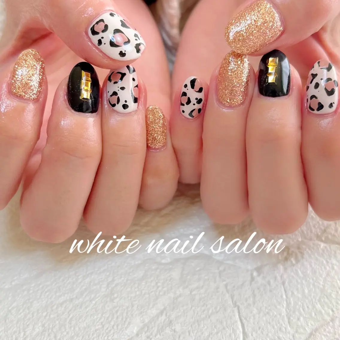 ネイル ラメ(グリッター) ハンドネイル white nail salonのネイルデザイン