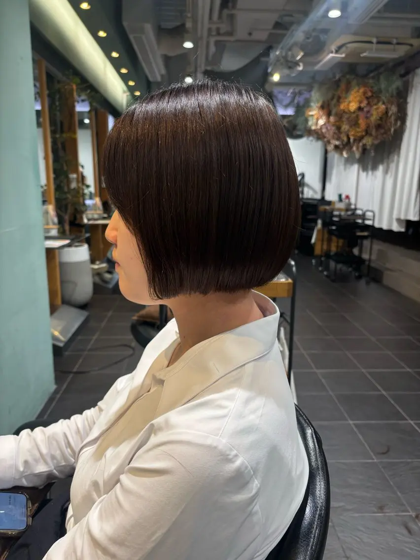 ショート オーガニックカラー/ 表参道/ルカのヘアスタイル