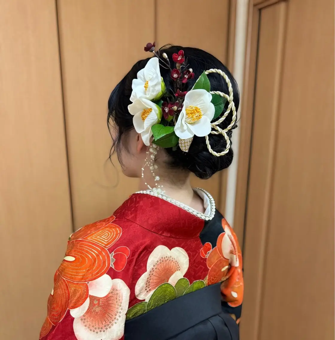 ミディアム ヘアアレンジ 結婚式・ブライダル 卒業式のヘアスタイル ヘアセット 伊藤 栄子のヘアスタイル