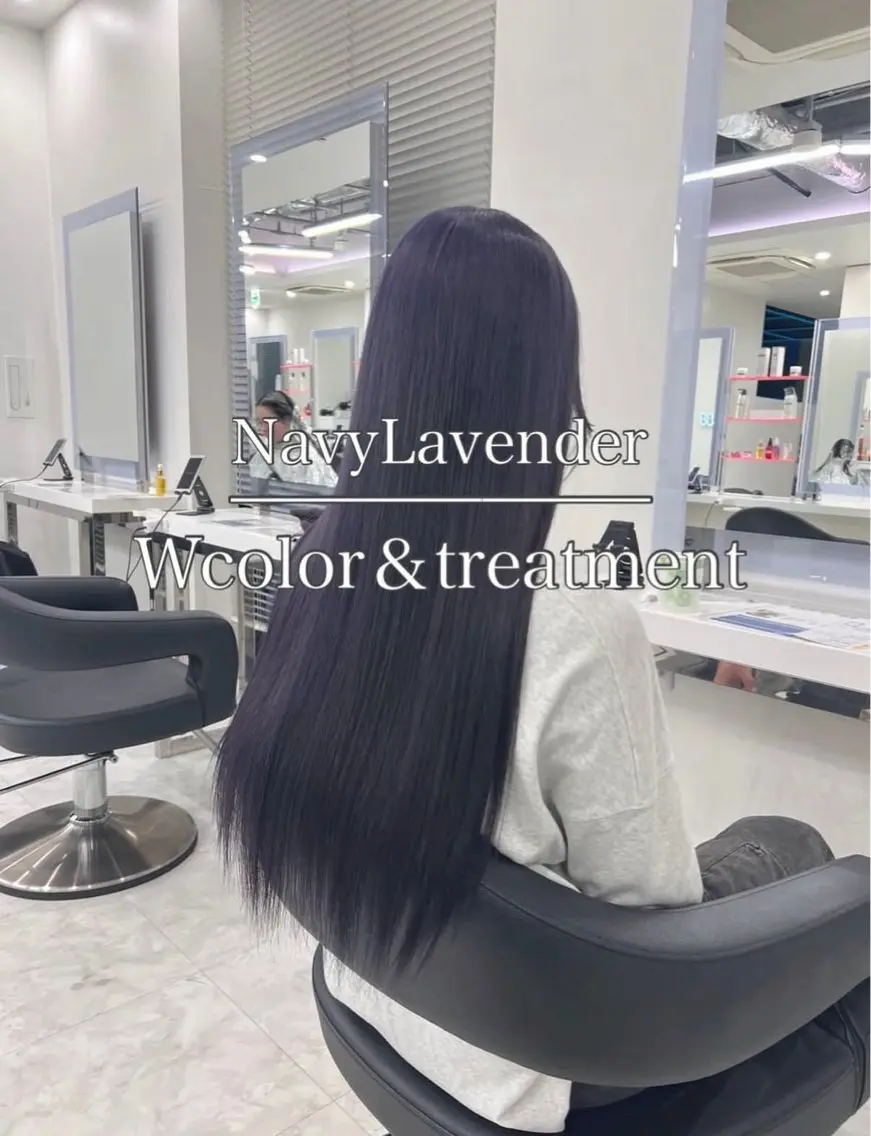 ロング カラー 💜RIO/韓国風 寒色・暖色カラー💜のヘアスタイル