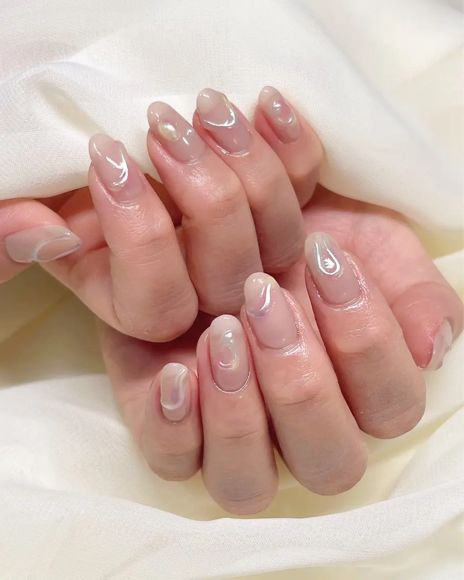 ネイル ぷっくりネイル シンプルネイル nail salon MUAのネイルデザイン