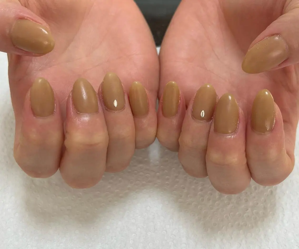 ネイル マットネイル シンプルネイル nail M&Tのネイルデザイン