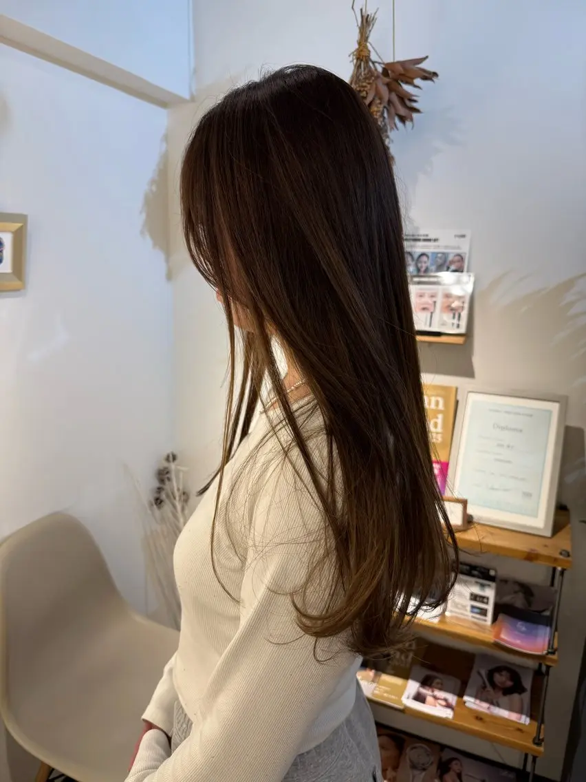 ロング カラー ベージュカラー 透明感カラー レイヤーカット ロング カット ヘアカラー トリートメント 透明感/ニュアンス/ 似合わせ/yasuのヘアスタイル