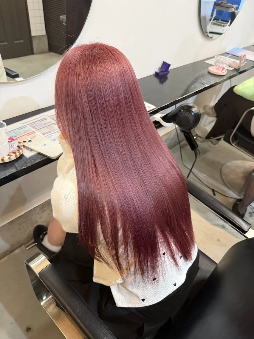 ロング ヘアカラー ♪ハイトーン♪津田沼 ♥︎HIYORI♥︎のヘアスタイル