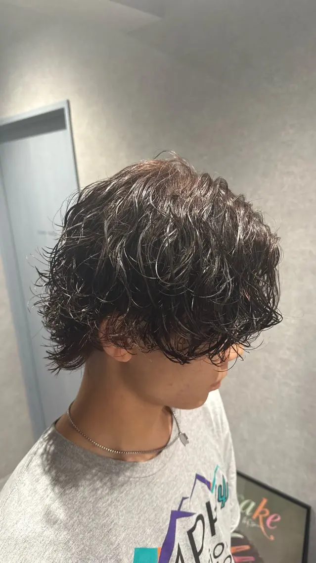 パーマ カット パーマ 大橋 英翔のヘアスタイル