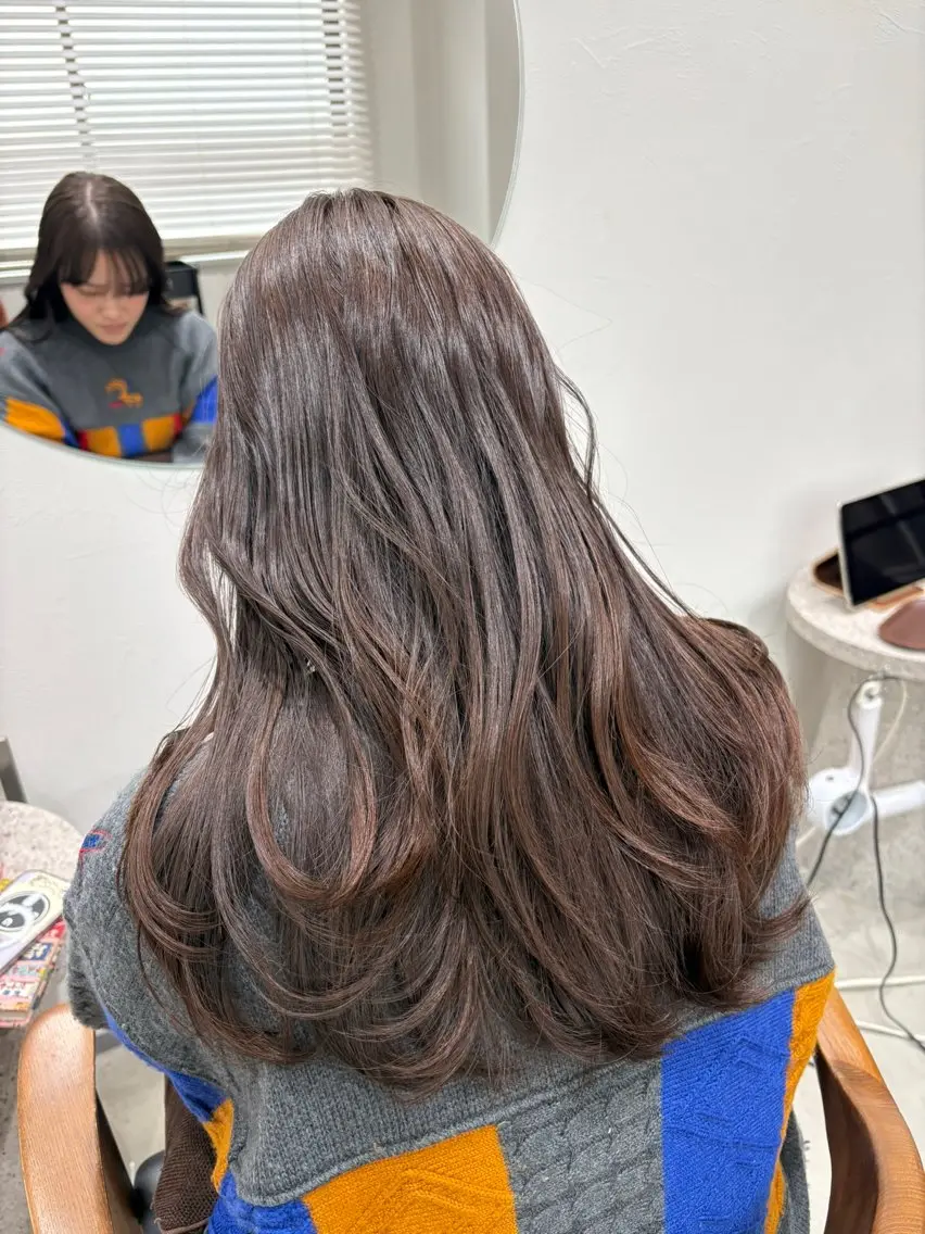 セミロング レイヤーカット ボブ/レイヤー /河内温太のヘアスタイル