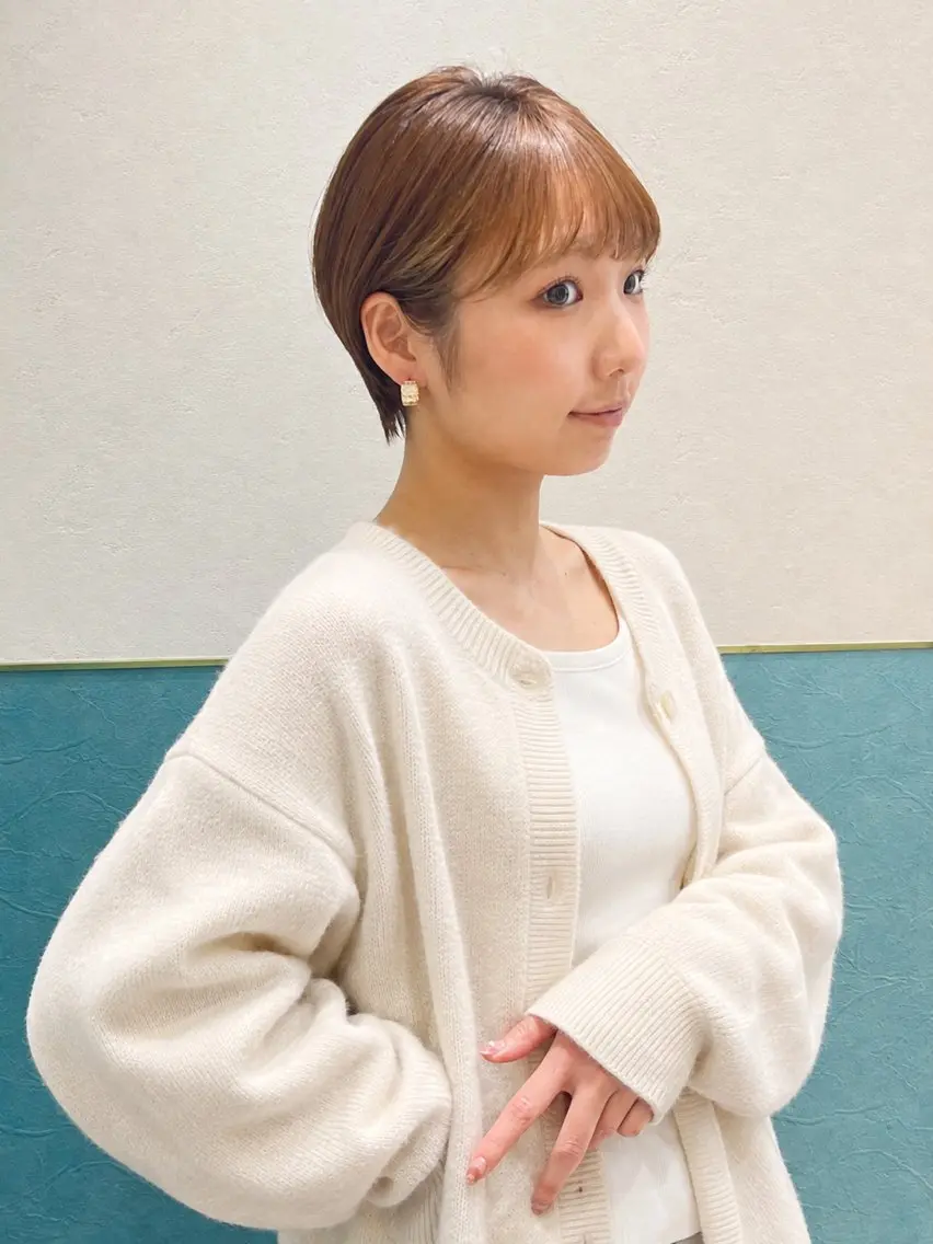 ショート ショートボブ ボブ ショートヘア カット ヘアカラー トリートメント ショート/ボブ 艶髪カラーTOSHIのヘアスタイル