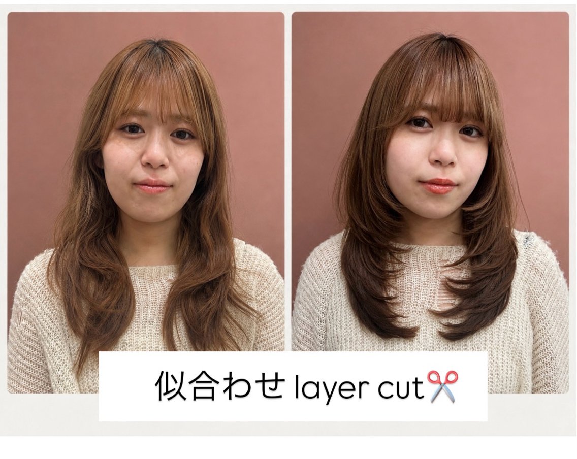 セミロング カット 梅田 / 茶屋町 / 髪質改善/🎀こゆずのヘアスタイル