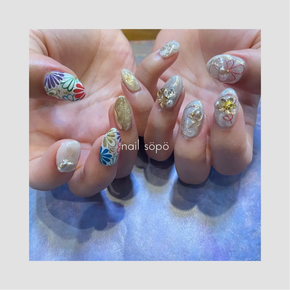 ネイル 自由が丘✳︎ nail söpöのネイルデザイン