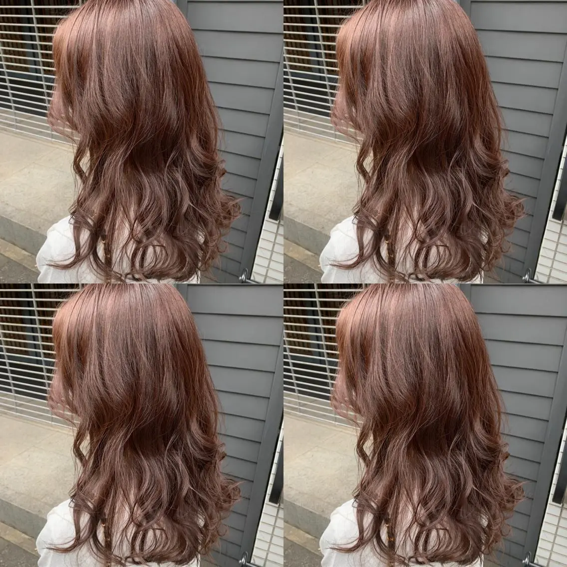 ミディアム ラベンダーベージュ ✨レイヤー/髪質改善 /縮毛矯正✨ナカムラのヘアスタイル